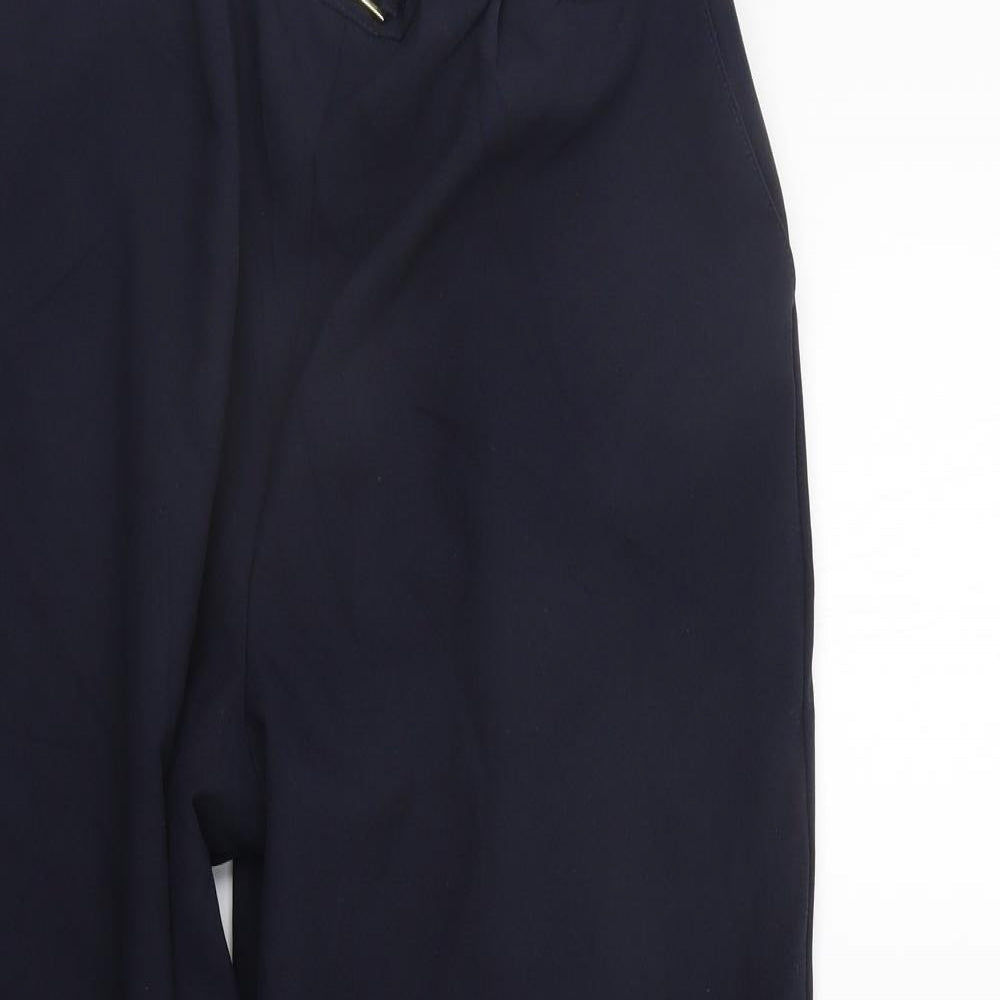 Classic Womens Blue   Trousers  Size 16 L25 in - Elastic Waist Band