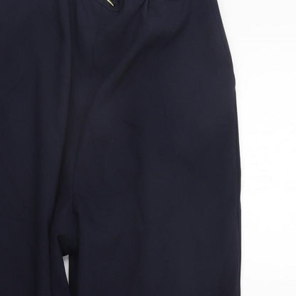 Classic Womens Blue   Trousers  Size 16 L25 in - Elastic Waist Band