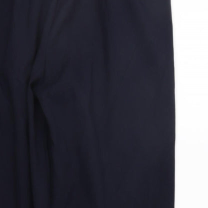 Classic Womens Blue   Trousers  Size 16 L25 in - Elastic Waist Band