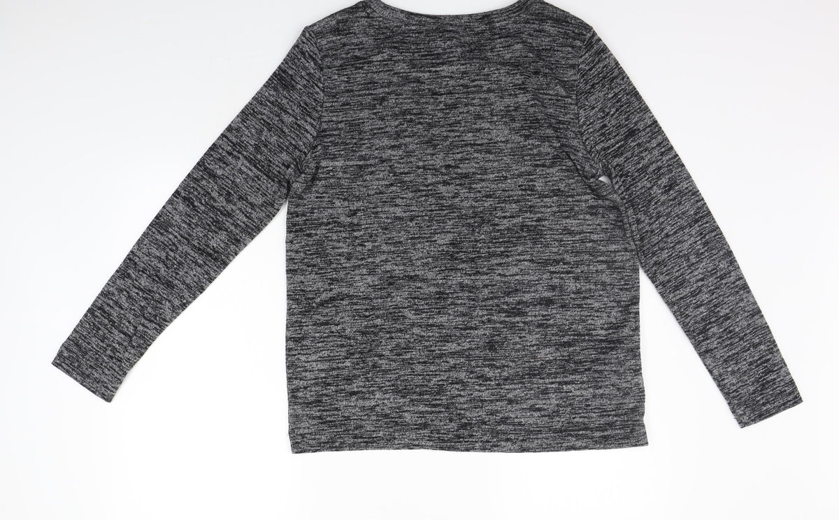 Forever 21 Womens Grey Geometric  Pullover Jumper Size L  - washable mark