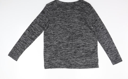 FOREVER 21 Womens Grey Geometric  Pullover Jumper Size L  - washable mark