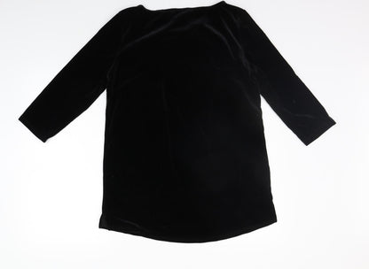 Womens UK Size 14 Marks and Spencer Black Pullover Jumper