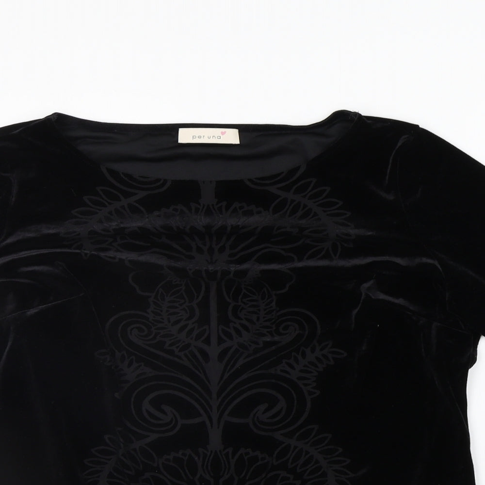 Womens UK Size 14 Marks and Spencer Black Pullover Jumper