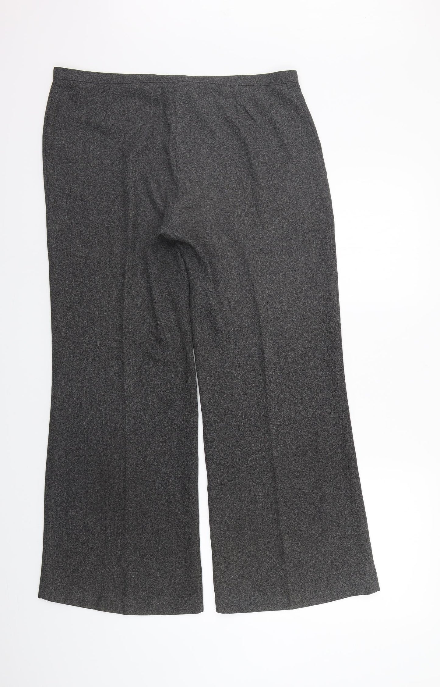Womens UK Size 14 Marks and Spencer Regular Fit  Grey Trousers