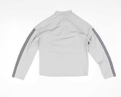 Womens UK Size M CBR Grey Basic T-Shirt