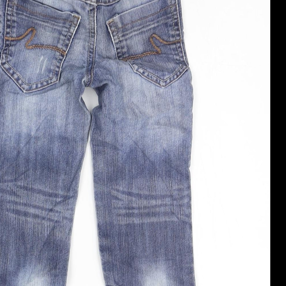 Marks and Spencer Girls Blue   Straight Jeans Size 2-3 Years