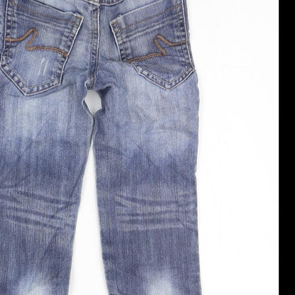 Marks and Spencer Girls Blue   Straight Jeans Size 2-3 Years