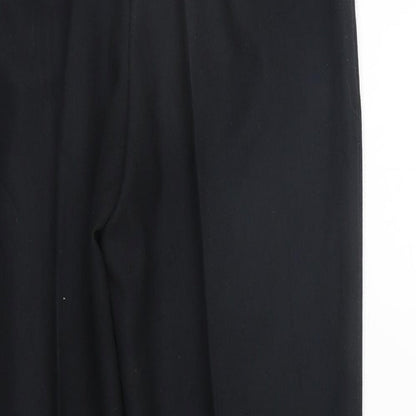 Womens UK Size 10 Marks and Spencer Regular Fit  Black Trousers