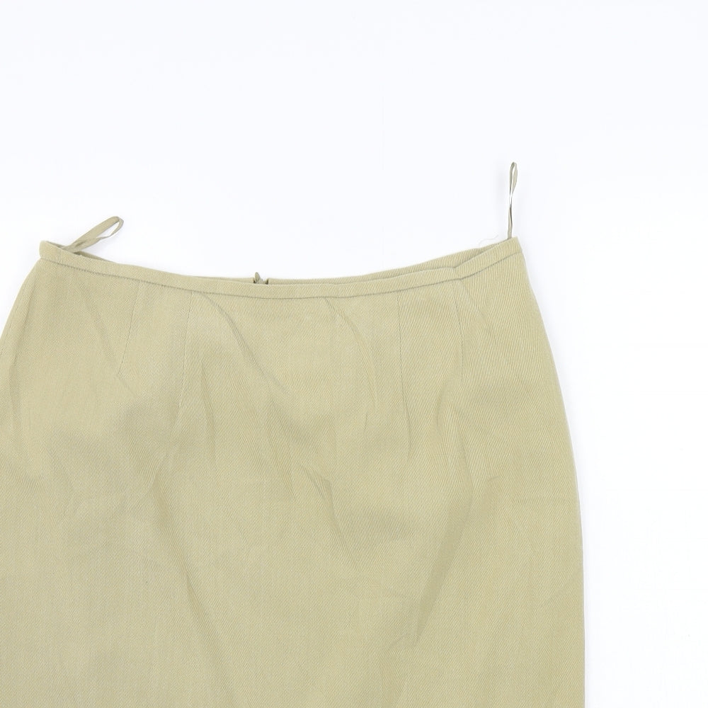 KS Selection Womens Beige   A-Line Skirt Size 14