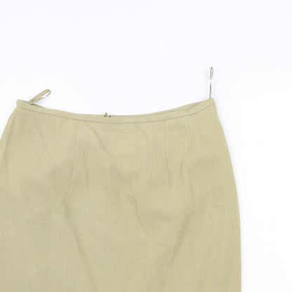 KS Selection Womens Beige   A-Line Skirt Size 14