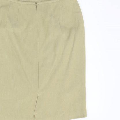 KS Selection Womens Beige   A-Line Skirt Size 14