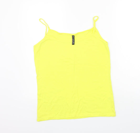 jerees colours Womens Yellow   Basic Tank Size XL