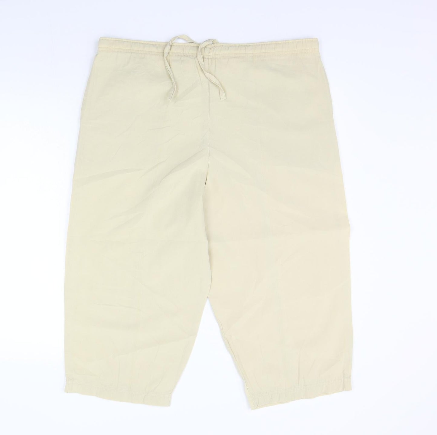 mauuner Womens Beige   Trousers  Size M L20 in - Elastic Waist Band