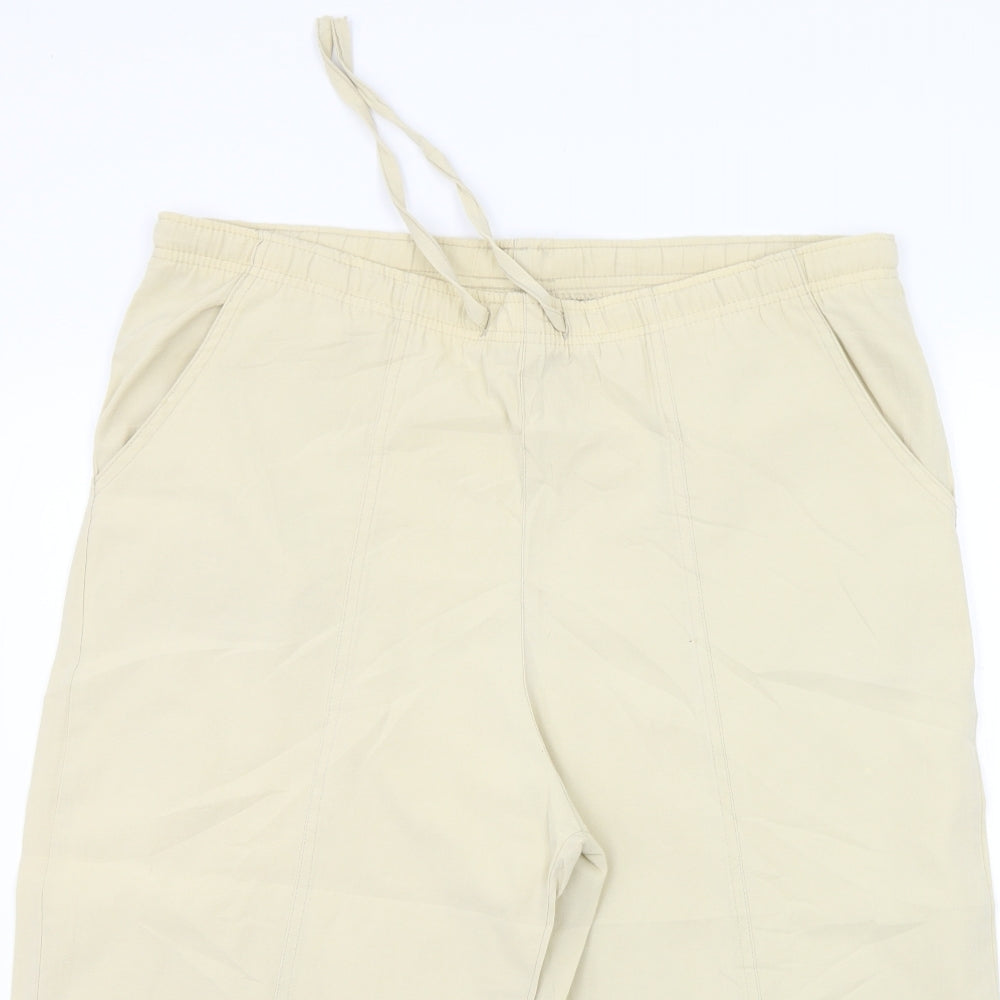 mauuner Womens Beige   Trousers  Size M L20 in - Elastic Waist Band