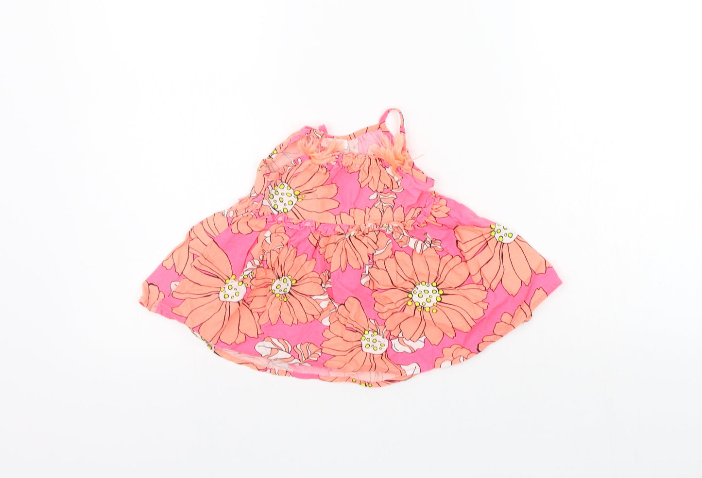 NEXT Girls Pink Floral  A-Line  Size 3-6 Months