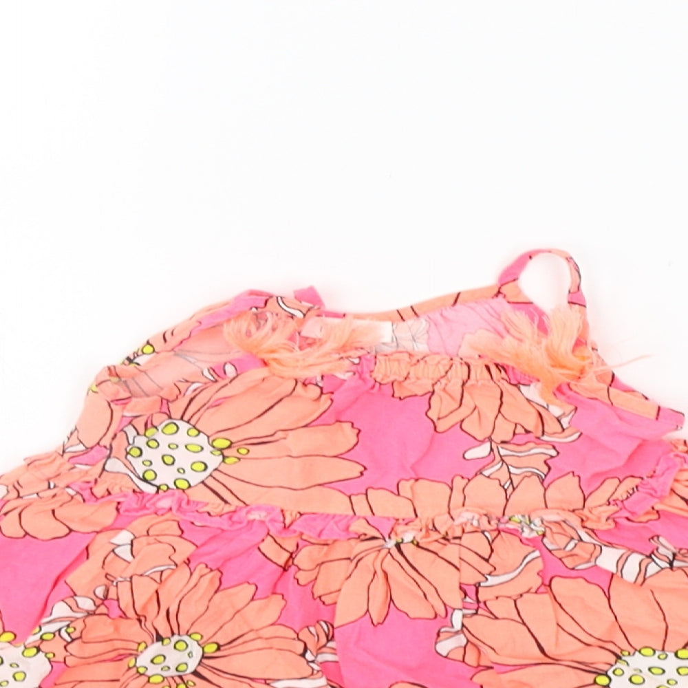 NEXT Girls Pink Floral  A-Line  Size 3-6 Months