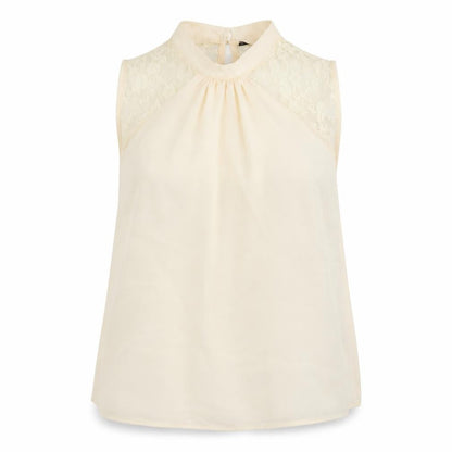 Womens UK Size 8 Primark Ivory Basic Blouse