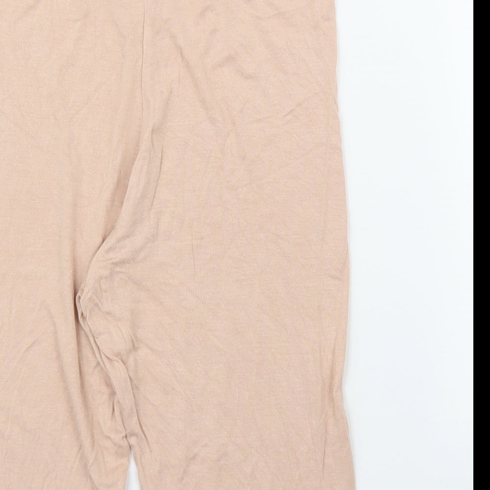 Boohoo Womens Pink   Compression Shorts Size 8