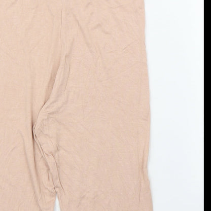 Boohoo Womens Pink   Compression Shorts Size 8