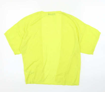Primark Womens Yellow   Cardigan Jumper Size S
