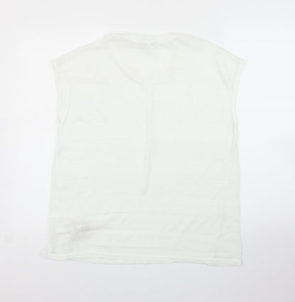 Womens UK Size 16 NEXT White Basic Blouse
