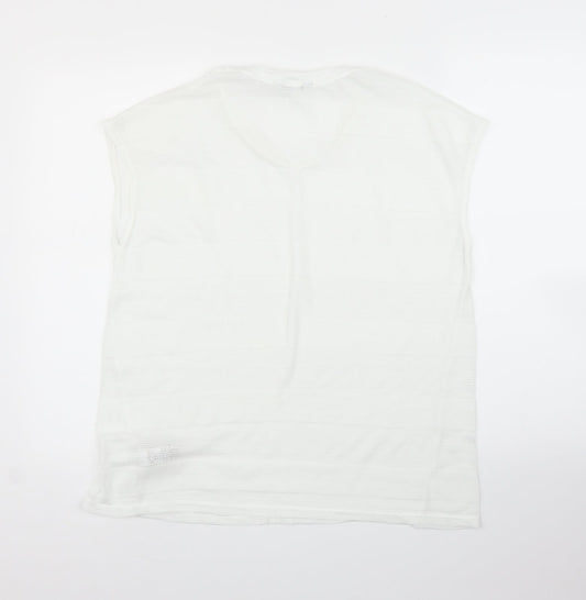 Womens UK Size 16 NEXT White Basic Blouse