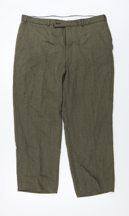 Preworn  Mens Brown   Trousers  Size 36 in L25 in