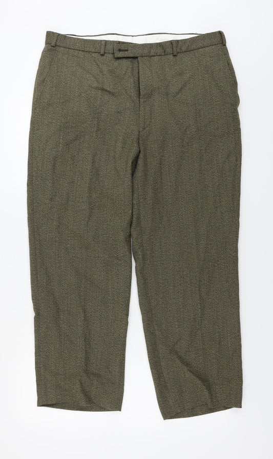 Preworn  Mens Brown   Trousers  Size 36 in L25 in