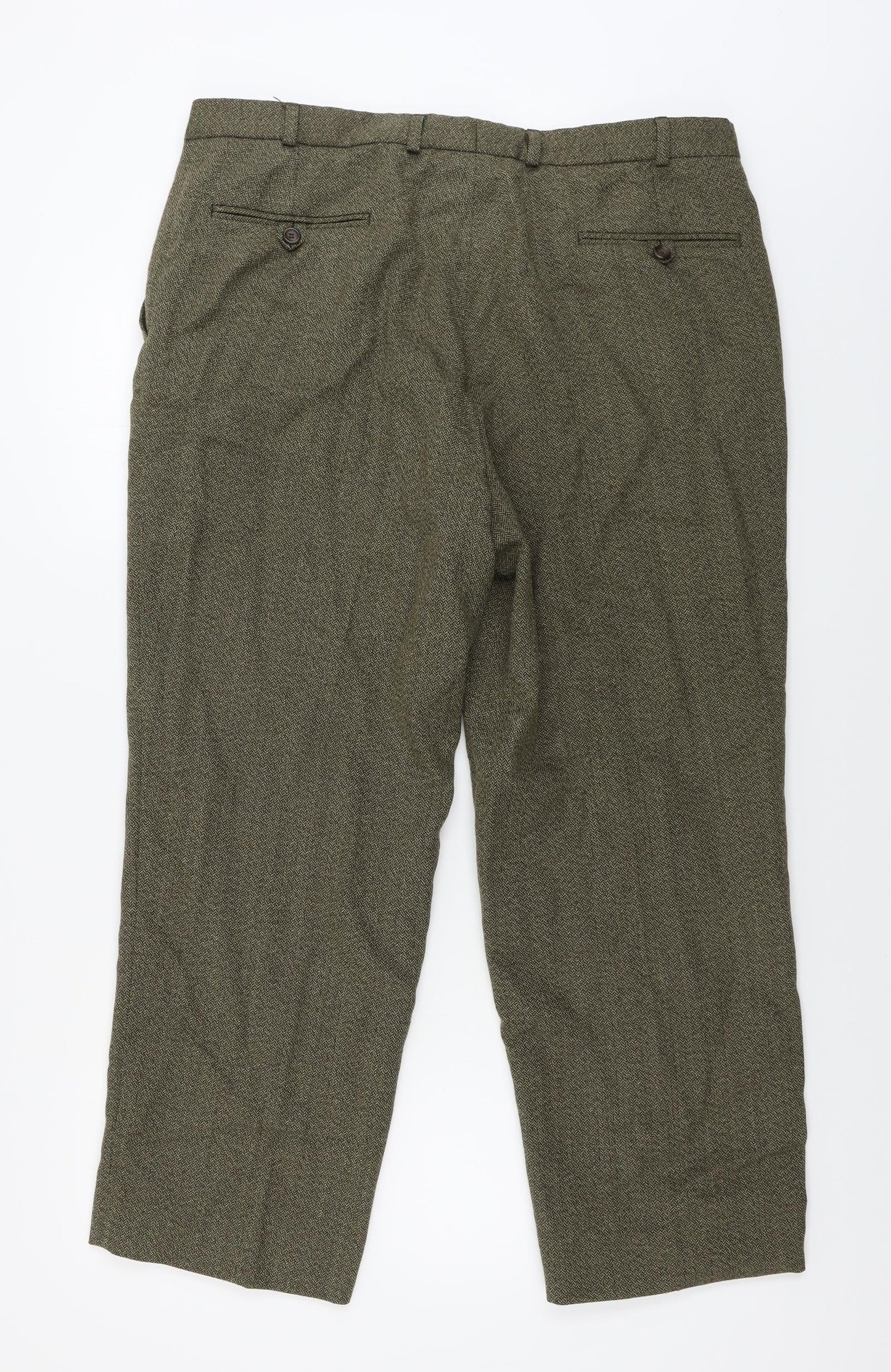 Preworn  Mens Brown   Trousers  Size 36 in L25 in