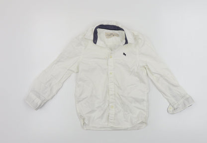 L.O.G.G       Boys White   Basic Button-Up Size 4-5 Years