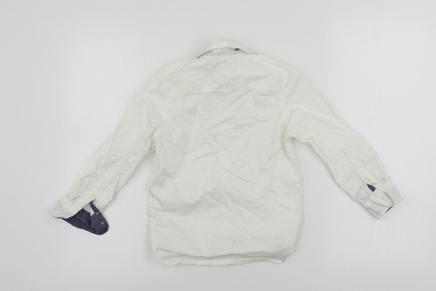 L.O.G.G       Boys White   Basic Button-Up Size 4-5 Years