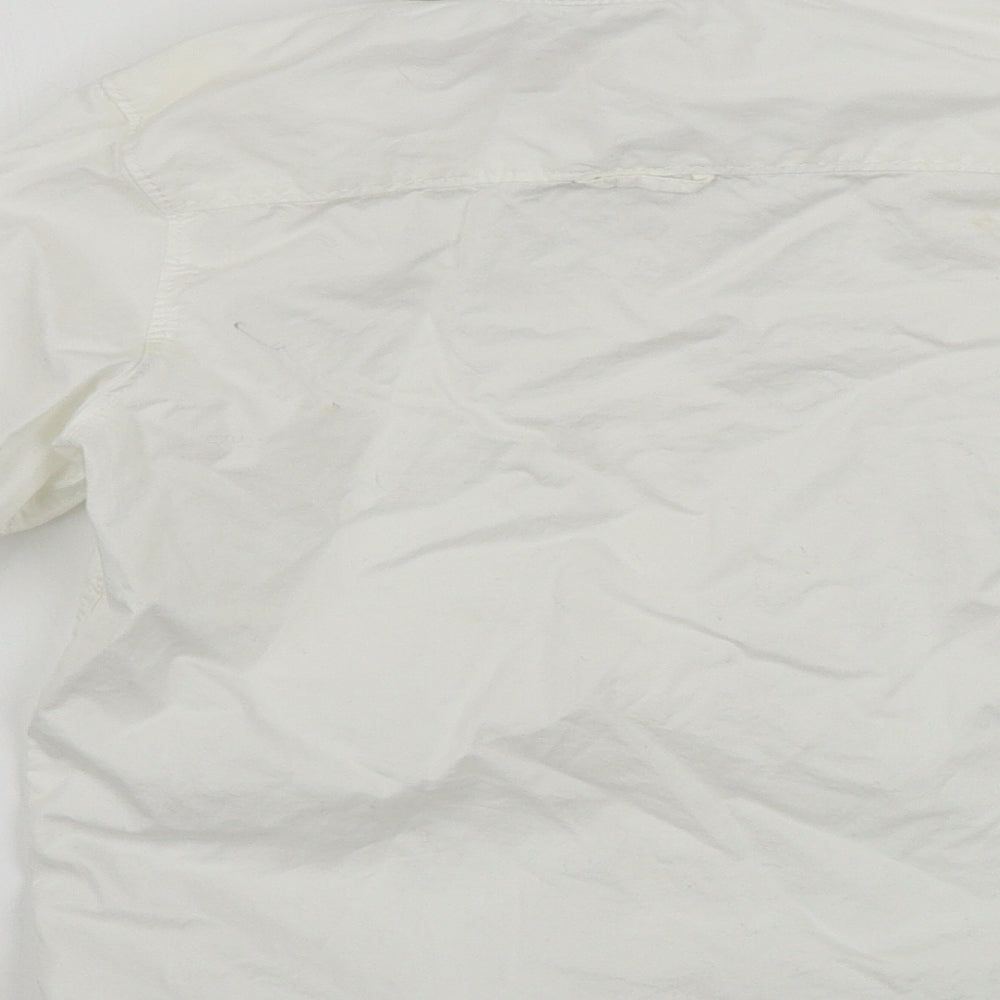 L.O.G.G       Boys White   Basic Button-Up Size 4-5 Years