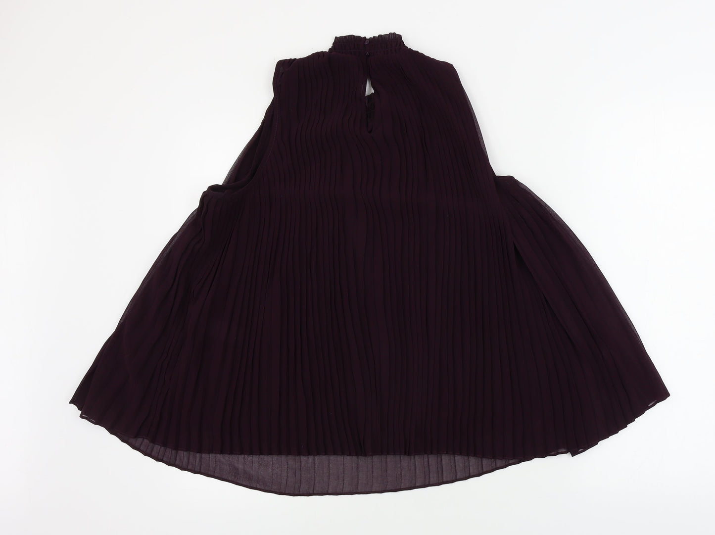 Womens UK Size 12 New Look Purple Basic Blouse