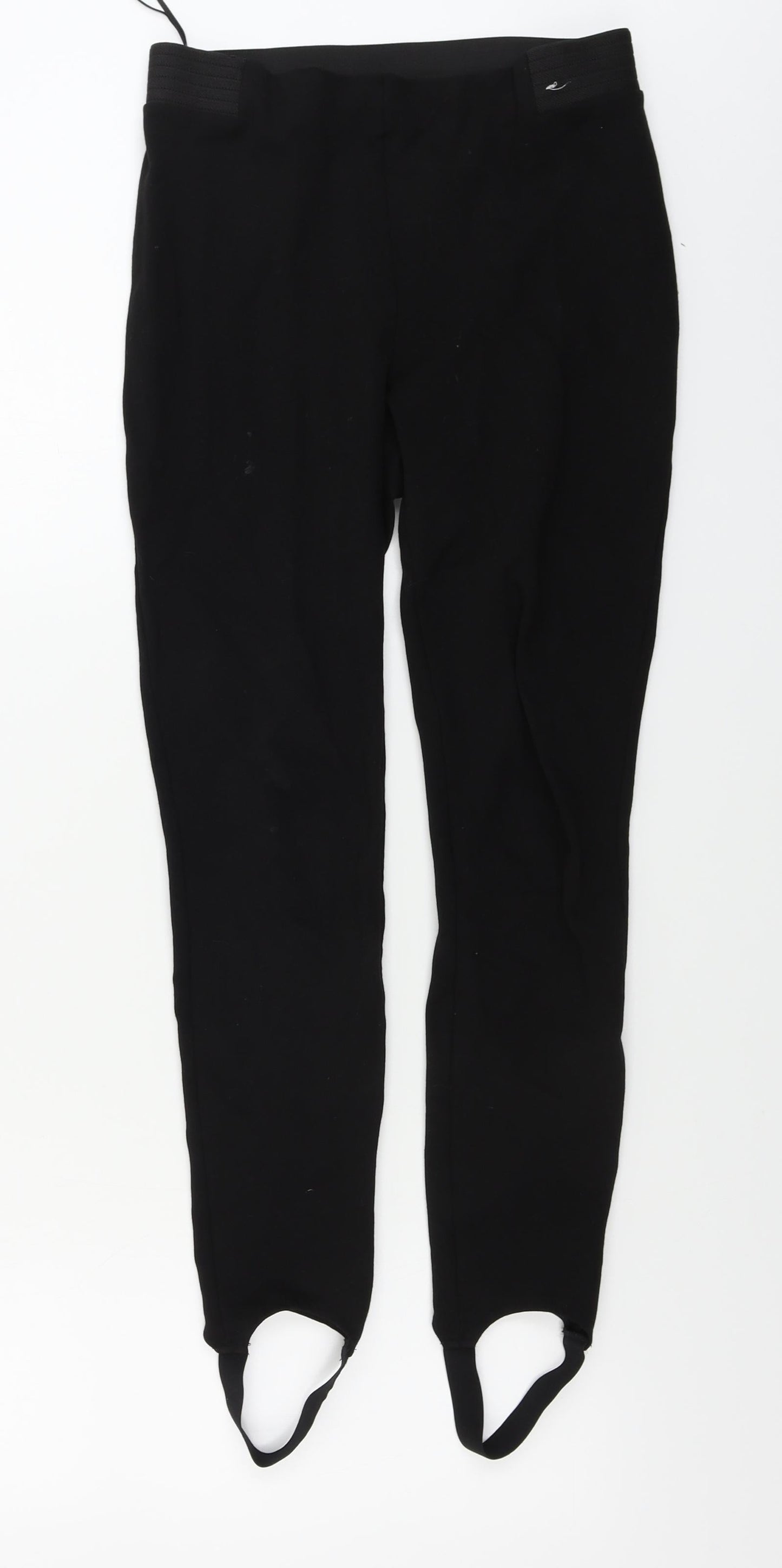Womens UK Size 12 Peacocks Regular Fit  Black Trousers