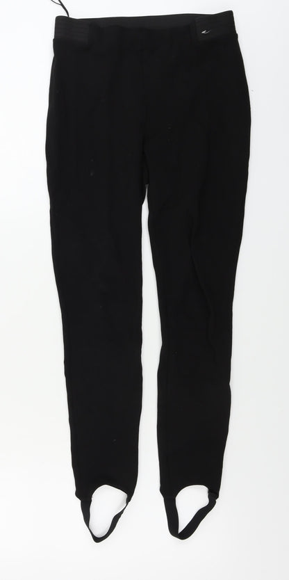 Womens UK Size 12 Peacocks Regular Fit  Black Trousers