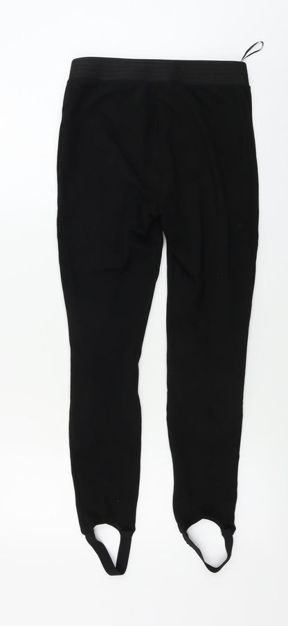Womens UK Size 12 Peacocks Regular Fit  Black Trousers