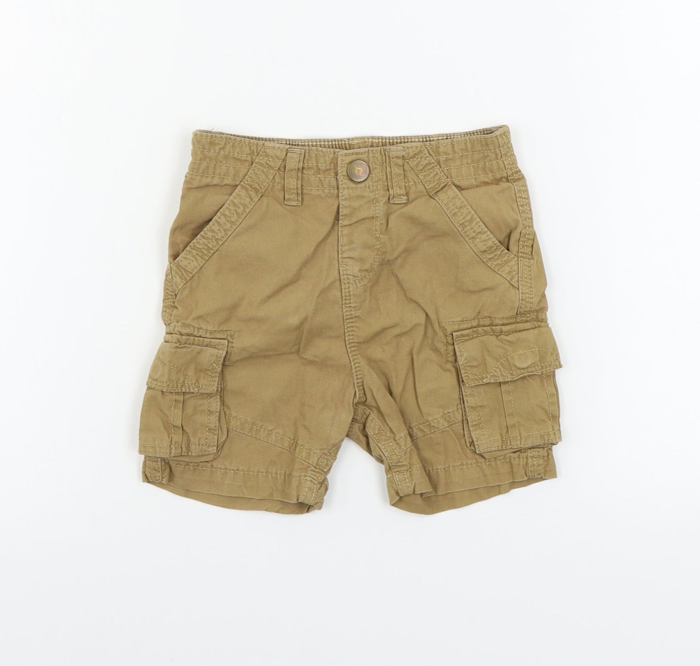 George  Boys Brown   Cargo Shorts Size 2 Years