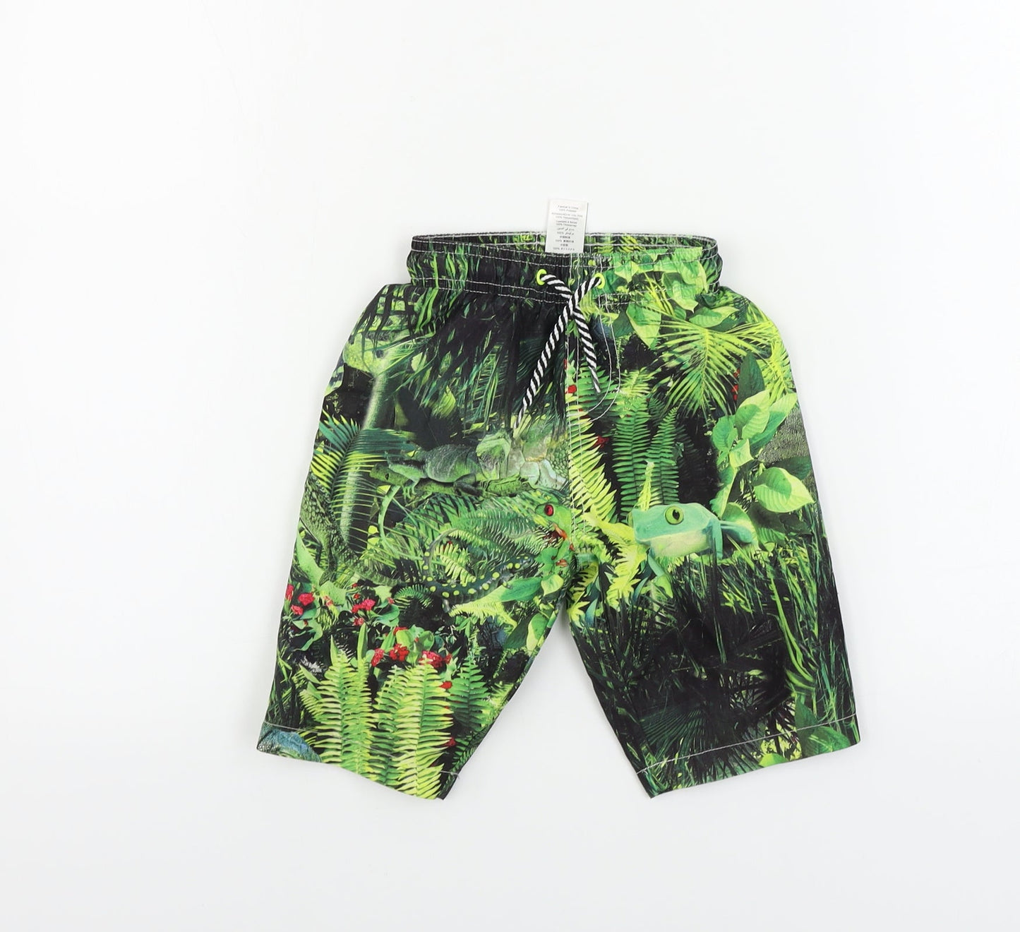 NEXT  Boys Green Floral  Bermuda Shorts Size 3 Years