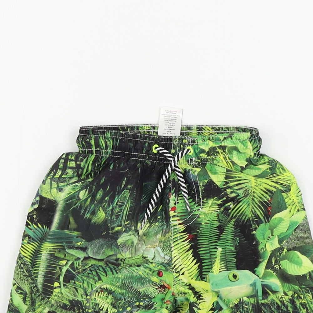 NEXT  Boys Green Floral  Bermuda Shorts Size 3 Years