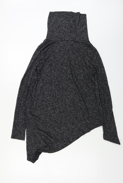 Womens UK Size 6 New Look Grey Pullover Jumper
