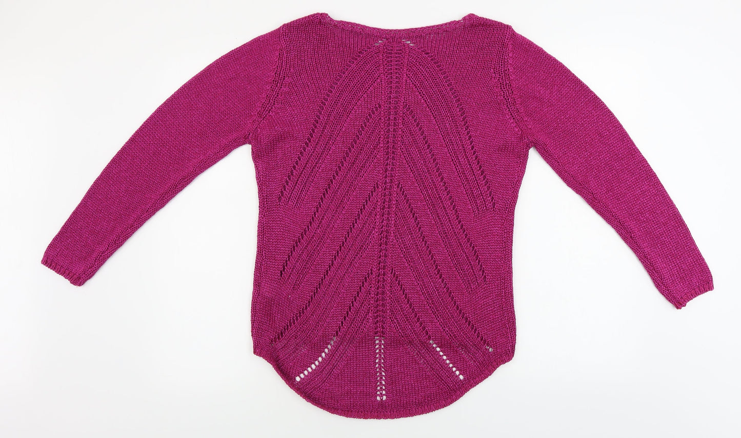 Womens UK Size 16 Marks and Spencer Purple Pullover Jumper