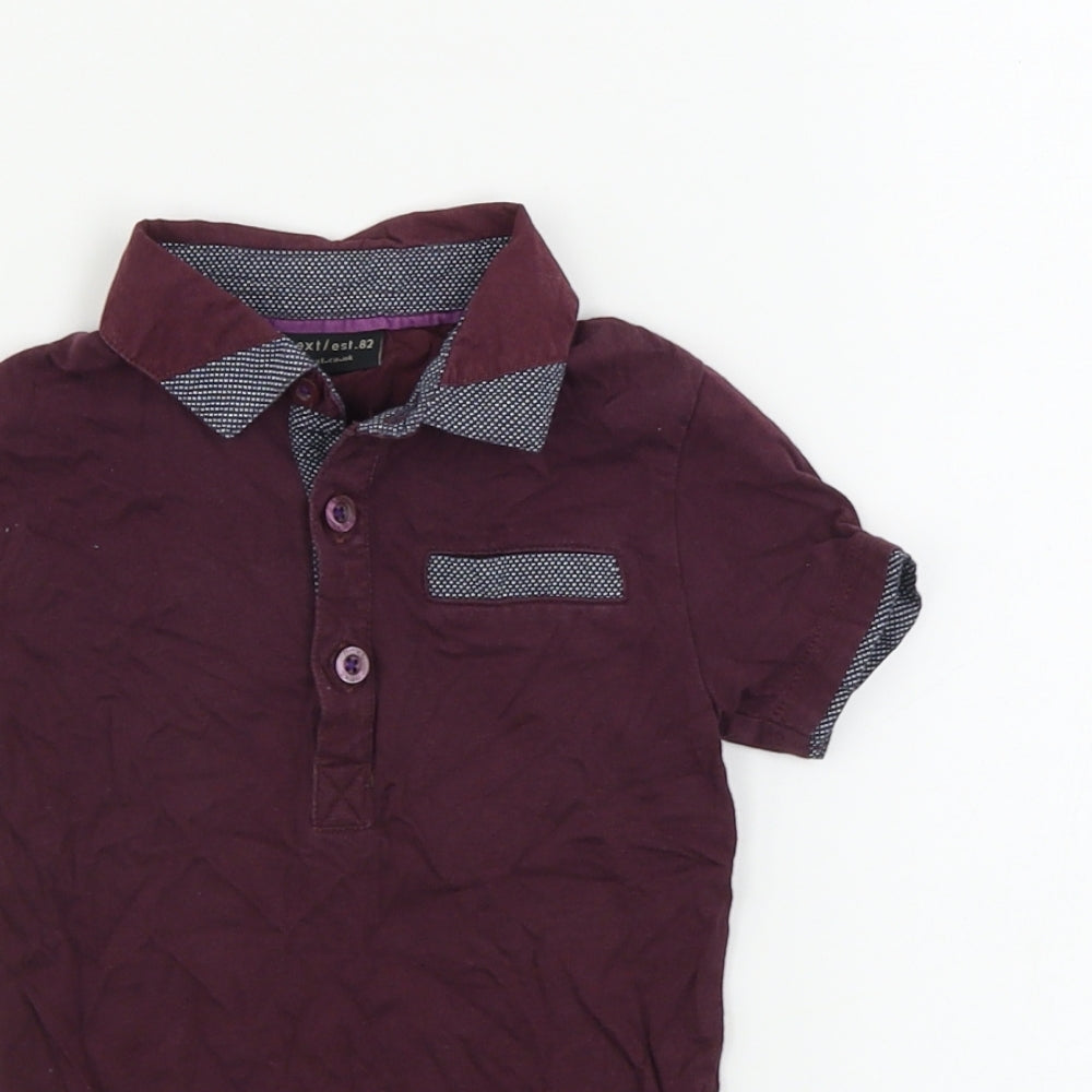 NEXT  Girls Purple   Basic Polo Size 2 Years