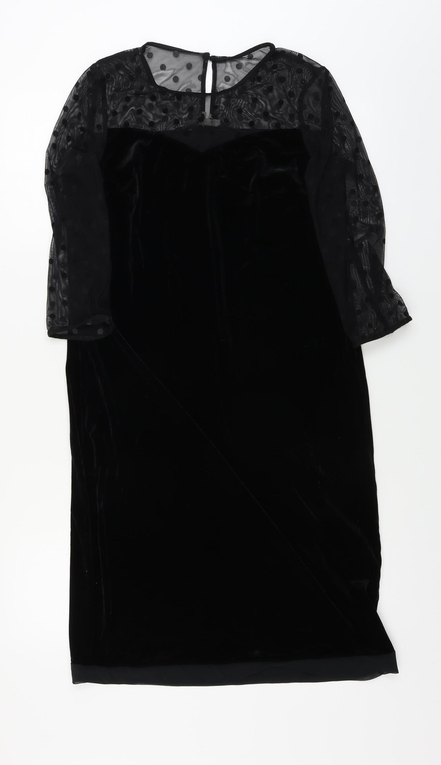 Marks and Spencer  Womens Black   A-Line  Size 10