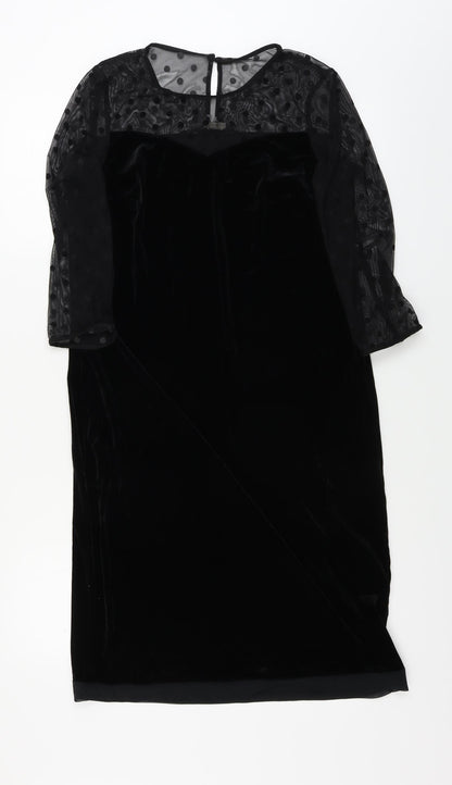 Marks and Spencer  Womens Black   A-Line  Size 10