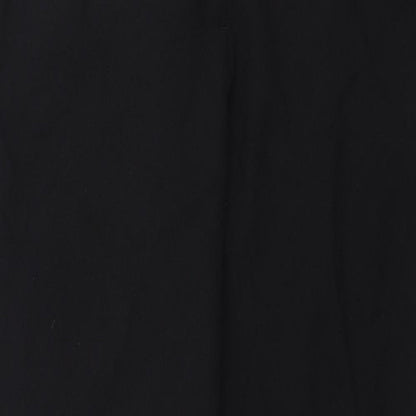 Womens UK Size 14 Preworn Regular Fit  Black Trousers