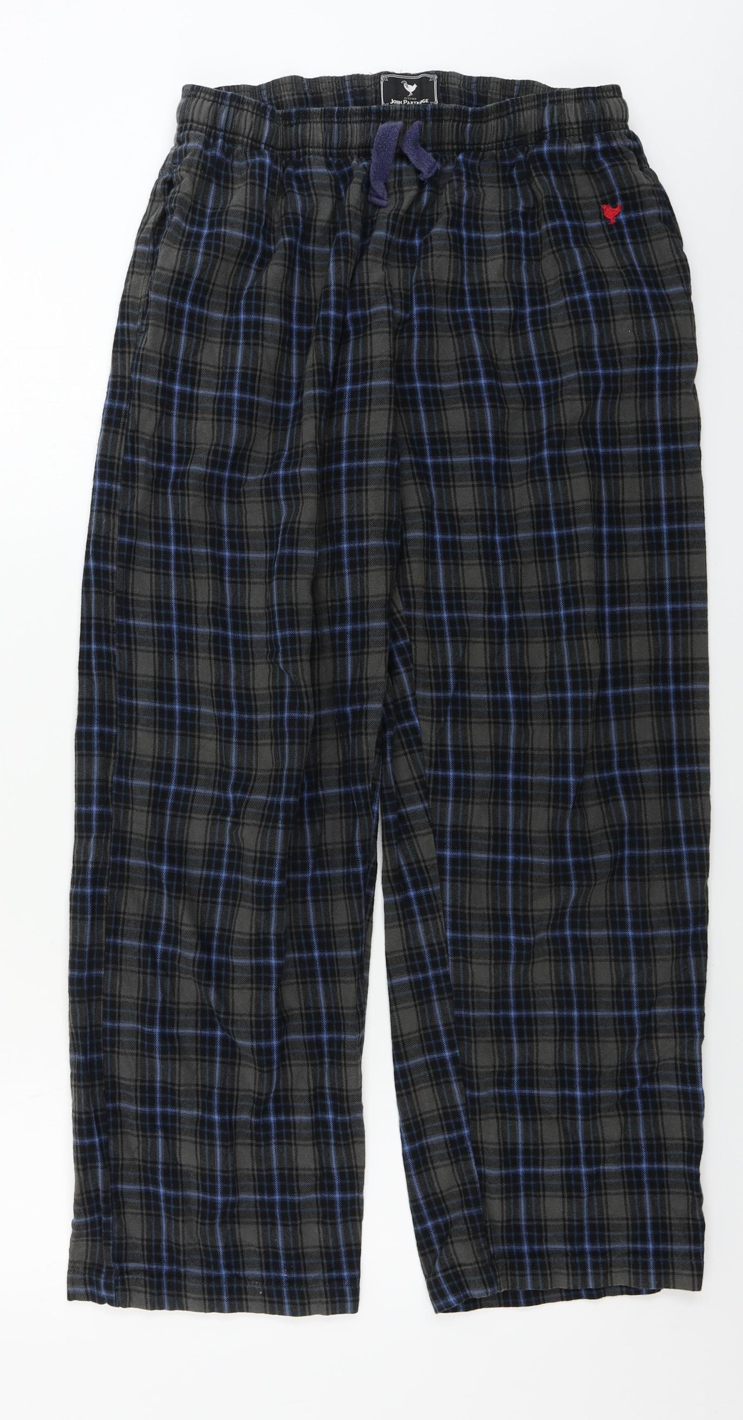 John Partidge  Mens Grey Check  Trousers  Size M L25 in