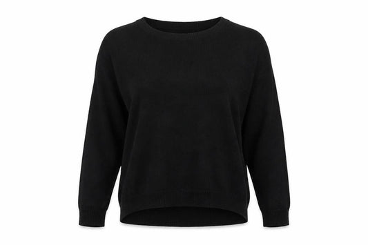 Womens UK Size S Preworn Black Pullover Jumper