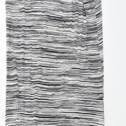 NEXT  Womens Grey Striped  A-Line  Size 10