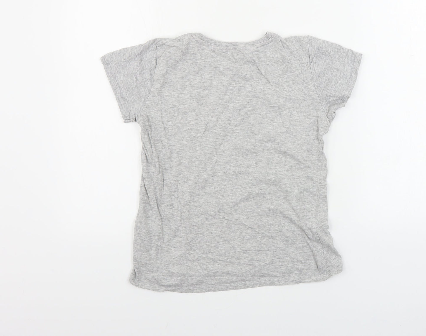 pep&co Girls Grey   Basic T-Shirt Size 12-13 Years