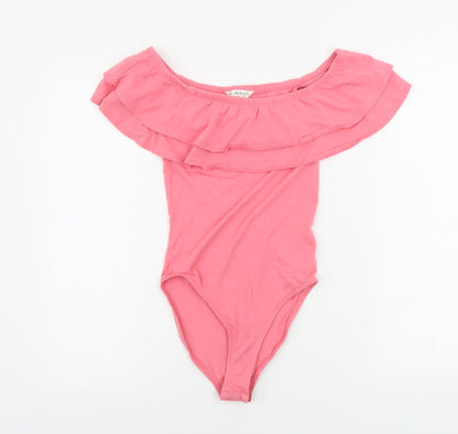 Miss Selfridge  Womens Pink   Bodysuit One-Piece Size 6